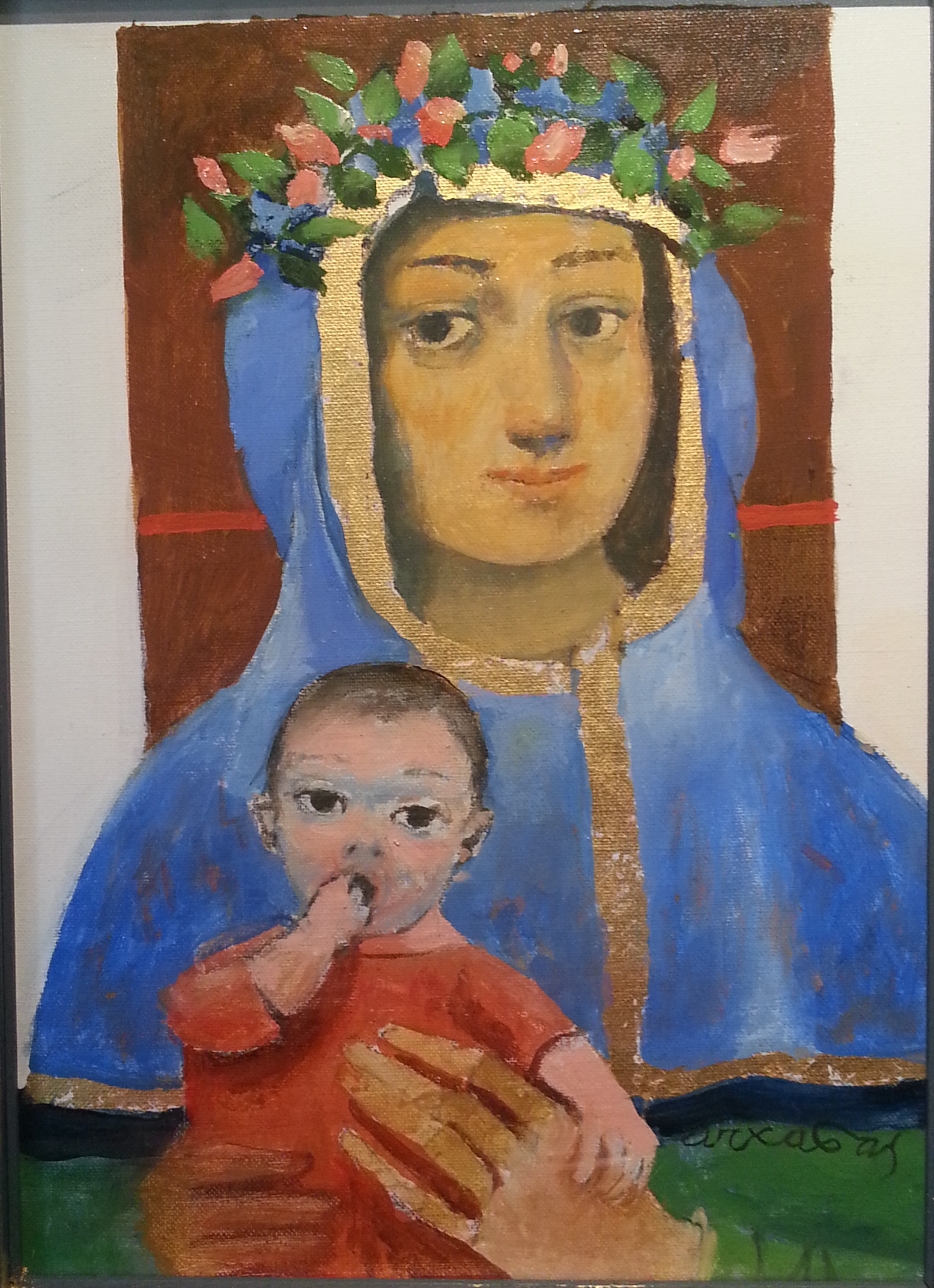 Vierge à l'enfant Arcabas